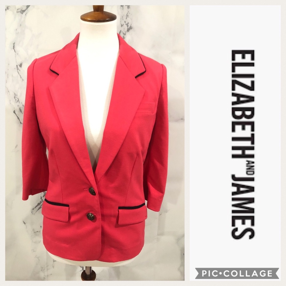 Elizabeth and James Two button Closure Blazer